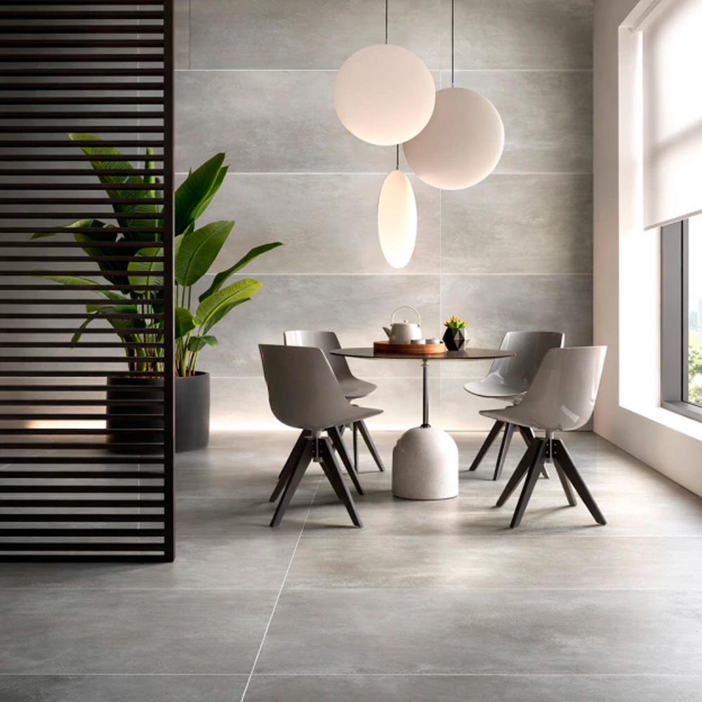 PORCELANATO CEMENTO GRIS