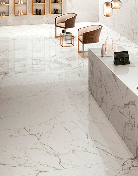PORCELANATO MARMOL CARRARA