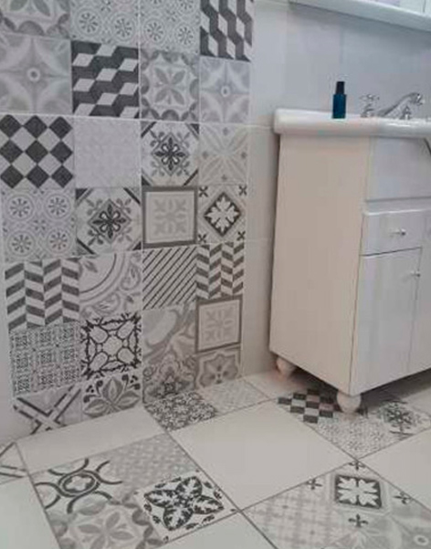 CERAMICA CALCAREO GRIS Y BLANC