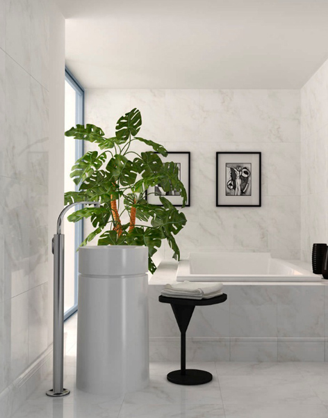 CERAMICA CALACATTA BLANCO 